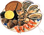produits de la mer. L'iode